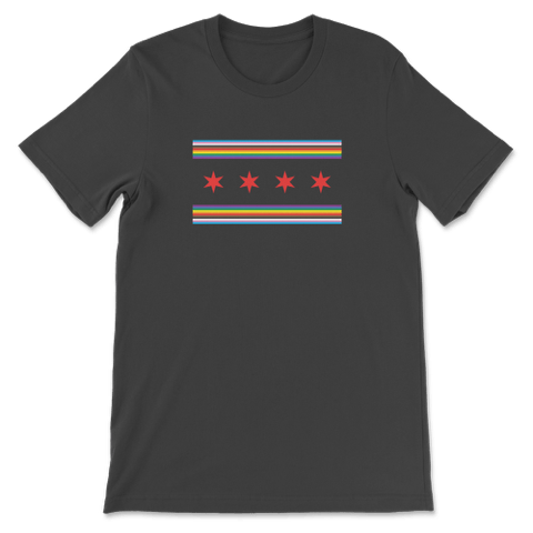 Chicago Pride Flag - The T-Shirt Deli, Co.