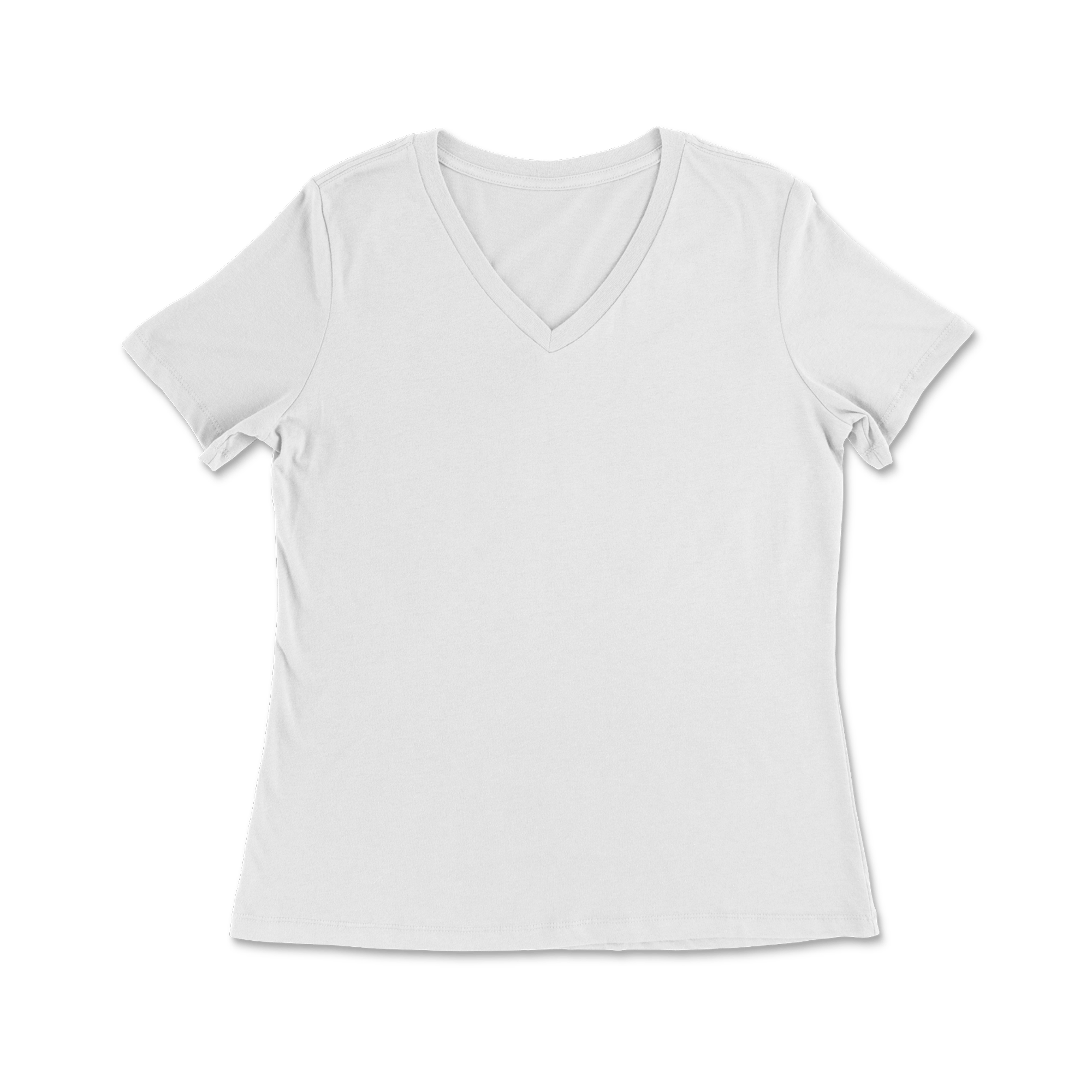 100% Cotton Relaxed Fit V - Neck - The T-Shirt Deli, Co.