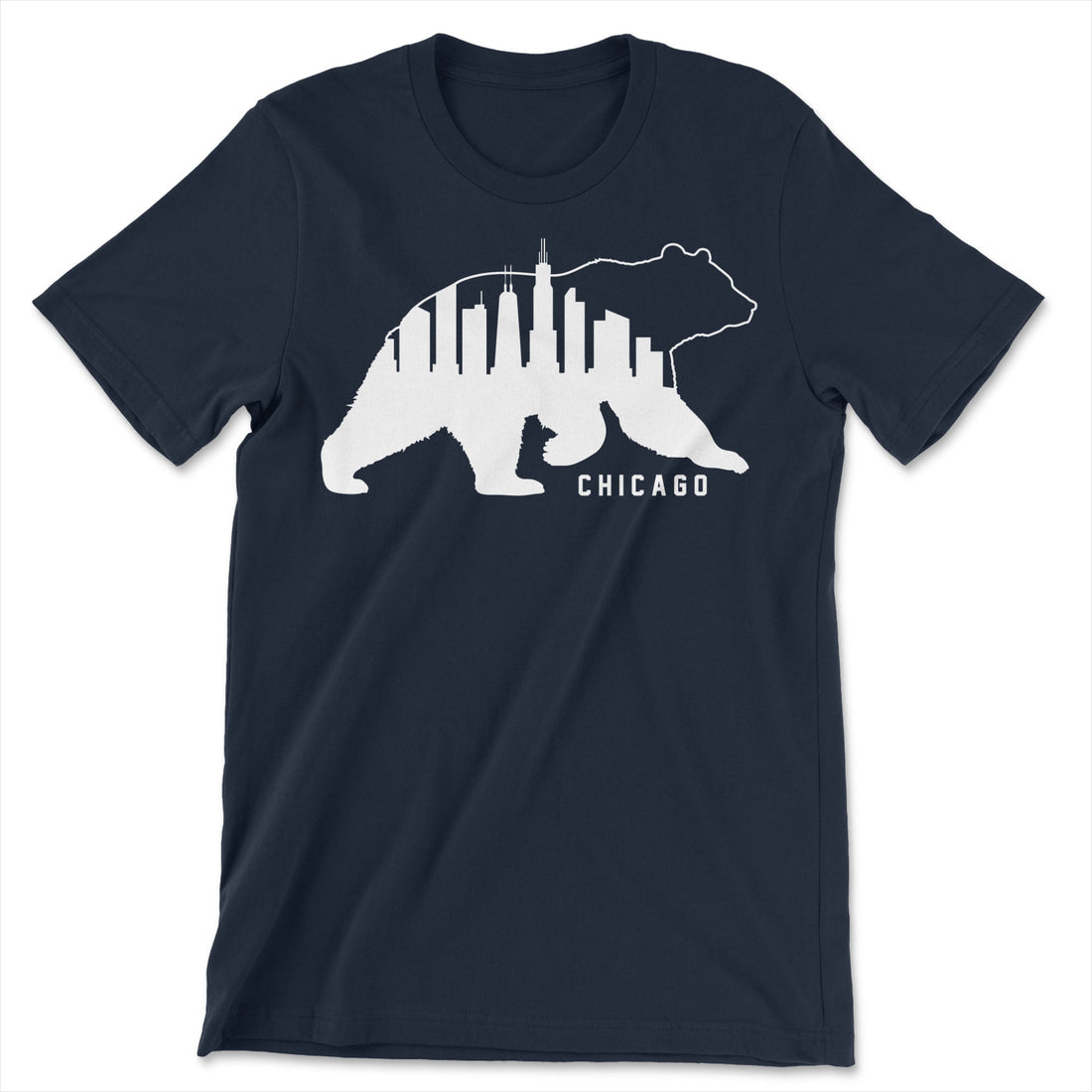 Bear Chicago Skyline - The T-Shirt Deli, Co.