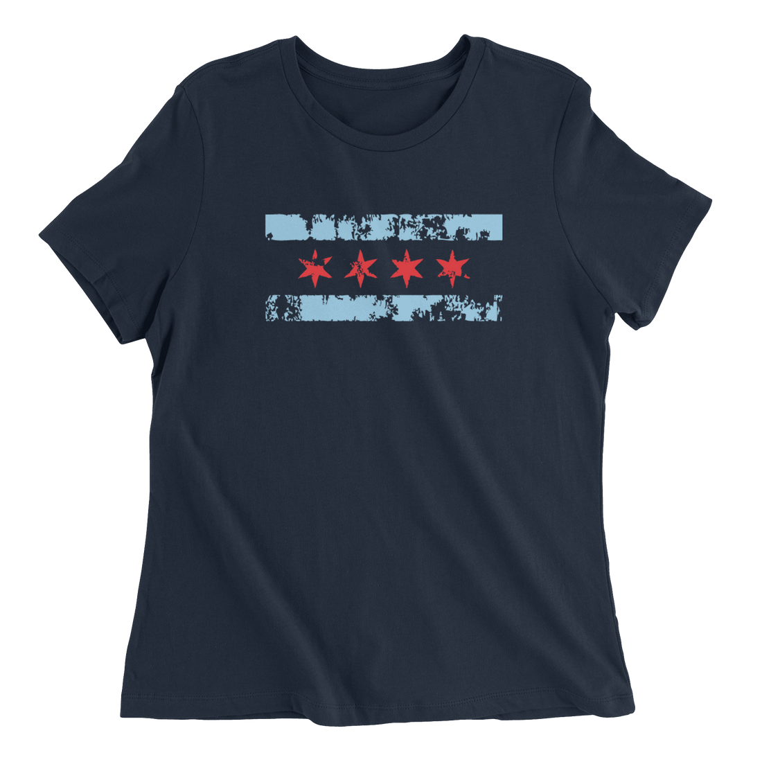 Chicago Distressed Flag - The T-Shirt Deli, Co.