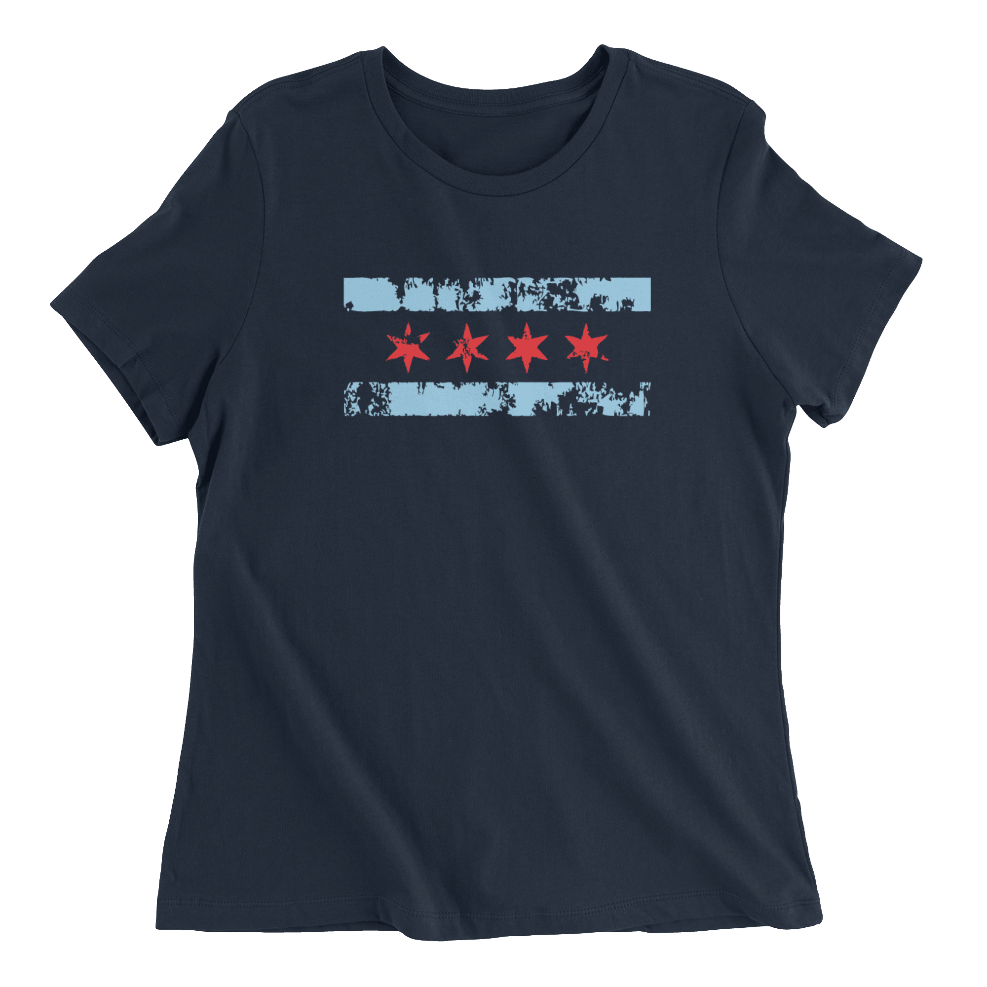 Chicago Distressed Flag - The T-Shirt Deli, Co.
