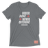 Gray t-shirt with &