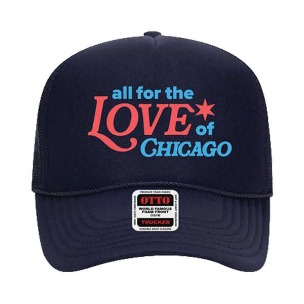 Navy blue cap with &