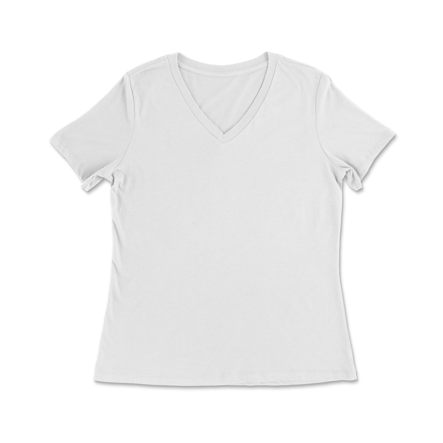 100% Cotton Relaxed Fit V-Neck