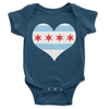 Chicago Flag Heart