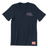 Navy blue t-shirt with &