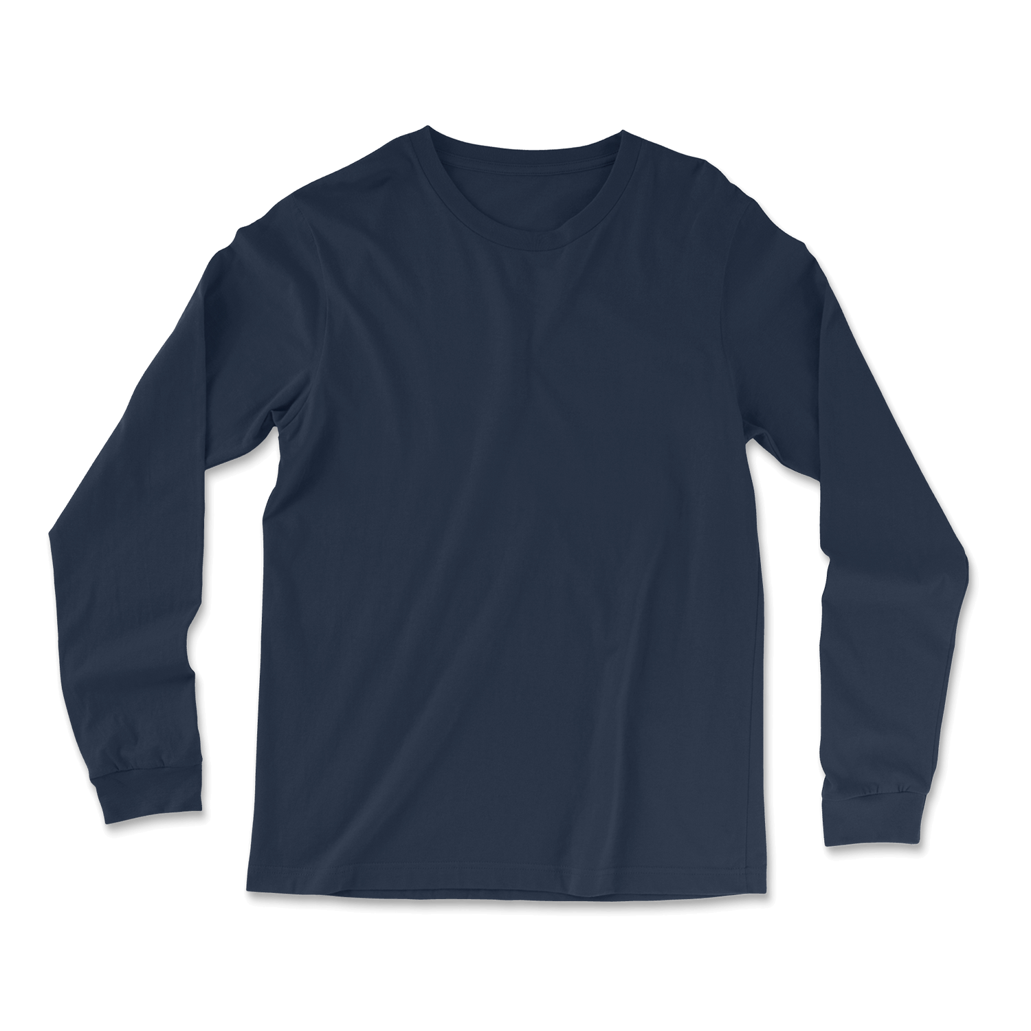 Navy Long Sleeve T Front
